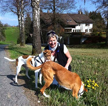 Erstes Treffen mit Basti. Die Muse sind spannender als die Kamera.