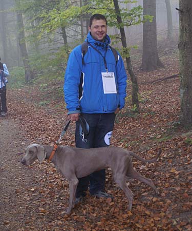 Hera mit Christoph vom TbB am Military